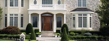 Energy efficient attractive entry doors enhance curb appeal.
